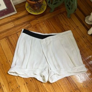 Helmet Lang Crepe Minimal Shorts